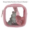 Llama Bella 5 Piece Diaper Bag Organizer Pouch Set, Clear