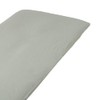 MUJI 84232831 Washed Futon Sheets, S, Shallow Fitted Sheet, Green