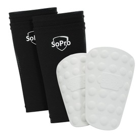SoPro Shinform Football Shin Pads for Children and Adults Including Socks - 158 x 110 x 5 mm - Lightweight, Small, Non-Slip, Odourless & Made in Germany - Shinform Shin Pads for Men and Women