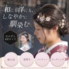 [Flexible to Japanese and Western] 4-piece set with hairpins, Silver
