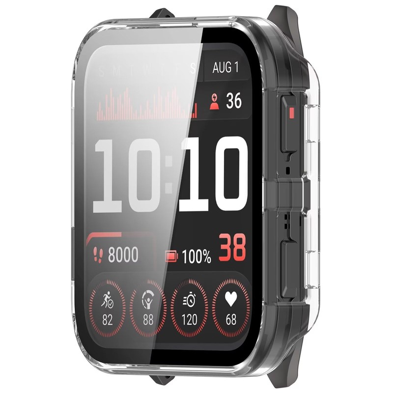 TINGYR Case Compatible with Garmin Venu X1, PC + Tempered