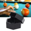 Mini Portable Billiard Chalk Case Hexagonal Pool Cue Chalk Box
