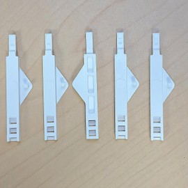 5pc Shutter Joiners. Fit Hunter Douglas Clearview Shutter, Eclipse Shutter (3.5" Joiner)