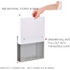Under Desk Drawer Organizer,2 Pack Self-Adhesive Attachable Under Desk Storage