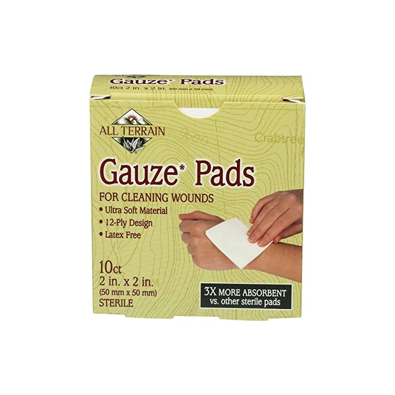 All Terrain Gauze Pads 2 X 2, 10 CT