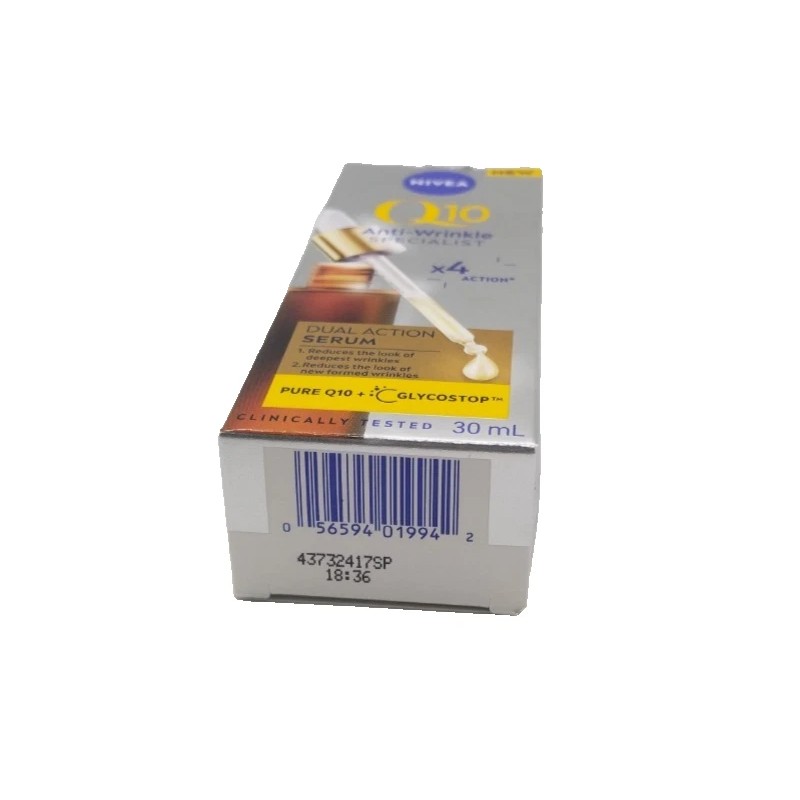 NIVEA Q10 Anti-Wrinkle Expert Dual Action Serum ​30ml NEW