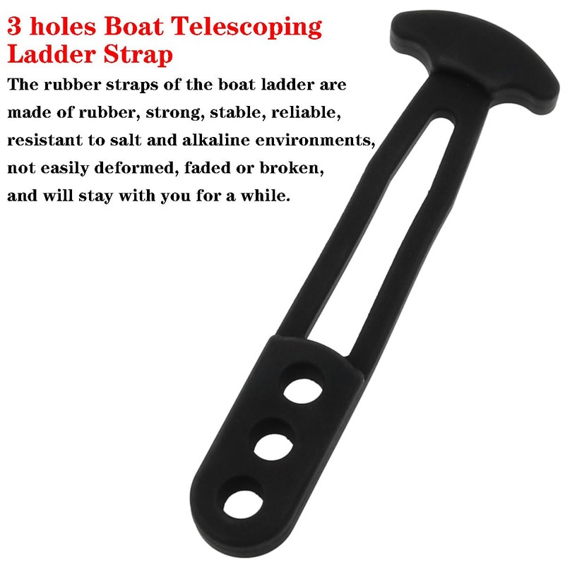 AYLIFU-1 Set Boat Telescoping Ladder Strap, Marine Grade Secure Retaining