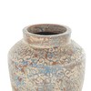 Deco 79 Ceramic Scroll Decorative Vase Antique Style Centerpiece Vase