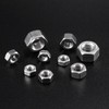 1/4-20 Hex Nuts 100Pcs 304 Stainless Steel 18-8, Full Thread,