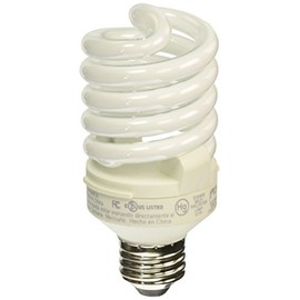 TCP 4T22335k CFL Pro A - Lamp - 100 Watt Equivalent (23W) Bright White (3500K) Full Spring Lamp Light Bulb