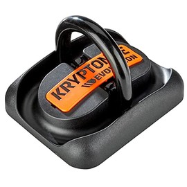 Kryptonite Evolution Ground Anchor, High Security Anti Theft Floor or Wall Anchor for Motorcycle Bike E-Bikes, Heavy-Duty Hardened Steel Swing Shackle