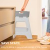 Vigar Compact Step Stool Foldable, 16-inch Two-Step Stools for Adults
