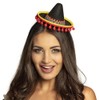 Boland 10135518 Mexico Sombrero Headband, Multi-Coloured, Standard Size