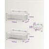 ODesign Shower Caddy 3 Pack SUS304 Stainless Steel-No Drilling-Shower Bathroom