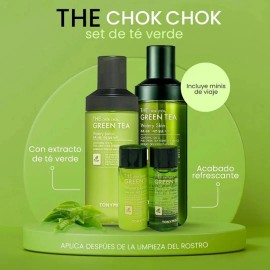 The Chok Chok Green Tea Skin Care Set Tipo de piel Mixta
