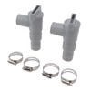 Pool Shut Off Valve PVC Simple Installation Pool Plunger Valves