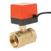 1pcs DC 12V G1-1/2" DN40 2 Way Brass Motorized Actuator