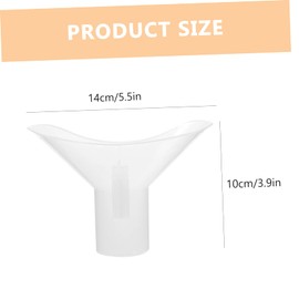 Gatuida 2Pcs Handheld Eye Wash Cups Plastic Eye Rinse Accessories for Daily Use and School Teaching Aid