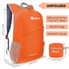 ZOMAKE Foldable Backpack Lightweight Rucksack 20L,Ultra Packable Small Backpacks Water
