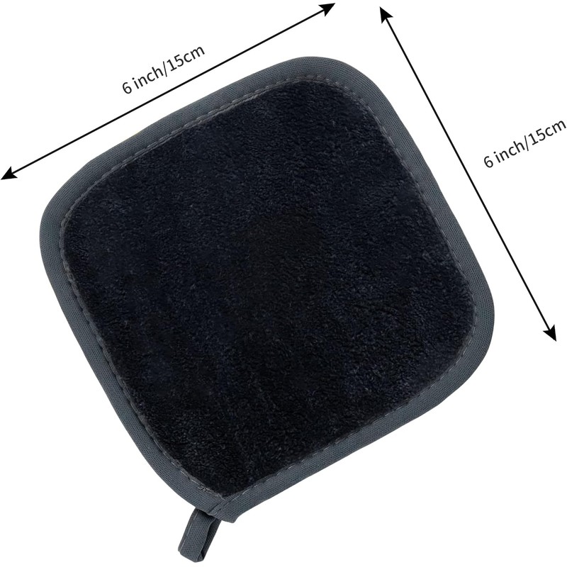 POLYTE Paño Desmaquillante Facial de Microfibra, 15.2x15.2 cm, 10 Pzas