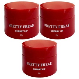 Pretty Freak Cherry Lip Mask Lip Balm Lip Volume Wrinkle Exfoliation Lip Care 20g 3 Pieces / Circle / 프리티프릭 체리립 마스크 립밤 입술볼륨 주름 각질 립케어 20g 3개  써클