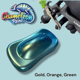 LiME LiNE Premium Automotive Basecoat Aerosol Spray Paint - Fast Drying- Custom Paint, Must Be Clearcoated! (Gold + Orange + Green)