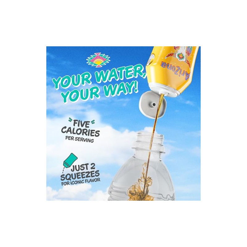 AriZona Mucho Mango Fruit Juice Cocktail - On-the-Go Water Enhancer,