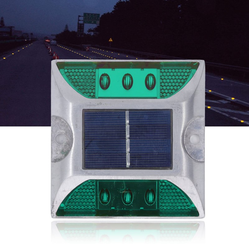lyrlody Road Ground Lights, Solar Driveway Deck Light Solar Road