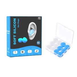 Ear Plugs For Sleeping, 12 Pack Reusable Noise Cancelling Waterproof Sleeping Ear Plugs For Swimming, Snoring, Shooting, Concerts, Airplanes, Constructions, Traveling & Working, Sound Blocking Up To 27dB NRR