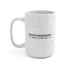 Hometown Bias South Rosemary, North Carolina NC Map Mug (15