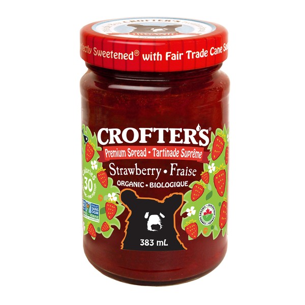 Crofters Organic Crofter's Organic Premium Spread Strawberry 383mL