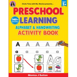 Preschool Learning: Alphabet & Handwriting Activity Book