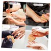 OHPHCALL Wooden Nail Scrub Brush Dense Bristles for Deep Cleaning