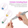 7pcs Ceramic Nail Drill Bits Set Pedicure & Manicure Drill