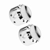 2pcs CNC Aluminum Motorcycle Front Axle Skull Nut Bolt Cover