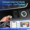Yizro Wireless Adapter Convert Wired to Wireless for CarPlay＆Android Small