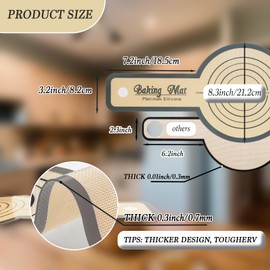 Silicone Bread Sling for Dutch Oven, Reusable Non-Stick Sourdough Baking Mat with Long Handles, Silicone Bread Sling Baking Mat For Transfer Sour Dough Bread (1PCS)