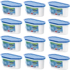 Ksend Moisture Absorbers, 12 Pack, Compact Dehumidifier for Closet, Efficient Humidity Absorber Boxes, Moisture Absorber for Closet, Moisture Absorber & Odor Eliminator, Blue, 6.4oz(300ml)