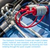 PATIKIL ISO-A 1/2 Hydraulic Coupler Male Dust Cap and Female