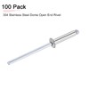 DTGN 100pcs 3.2mm x 16mm (DxL) Blind Rivets Mechanical Connection