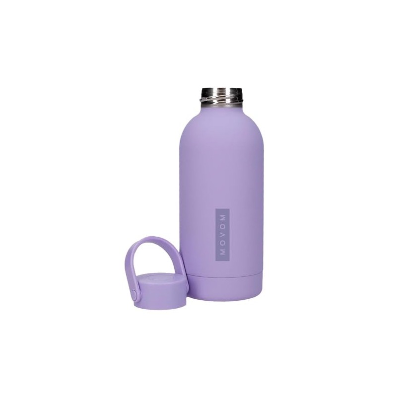 Movom Always On The Move Stainless Steel Bottle, Pink, 6.5
