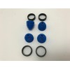 ZDT Blue Silicone Driveshaft Axle Boots Outboard Set for Traxxas
