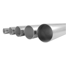 1-7/8" OD 304/304L Stainless Steel Tubing, 16 Gauge (.065), Welded, A269, Mill ID, Bright Annealed OD - 1' Length