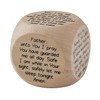 Needzo Bedtime Prayer Cubes Large Wooden Die with 6 Classic