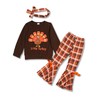 DAKEIK Thanksgiving Outfit Toddler Girl 5T-6T Girls Thanksgiving Outfits little