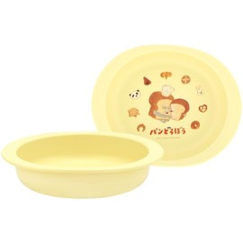 Skater XP25AG Baby Tableware, Small Plates, For Children, 5 Months and Up, Antibacterial, Plastic, 9.8 fl oz (290 ml), Children's Tableware, Bread
