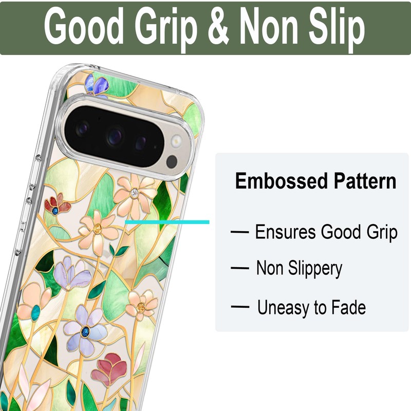 Unov Case Compatible with Pixel 9 Pro XL Case Clear