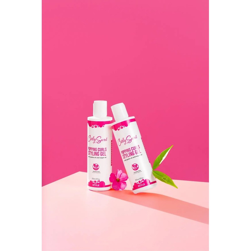 Curly Secret Popping Curls Styling Gel, 100 ml.