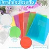 Pack of 24 A4 Plastic File Folders Sturdy with Name