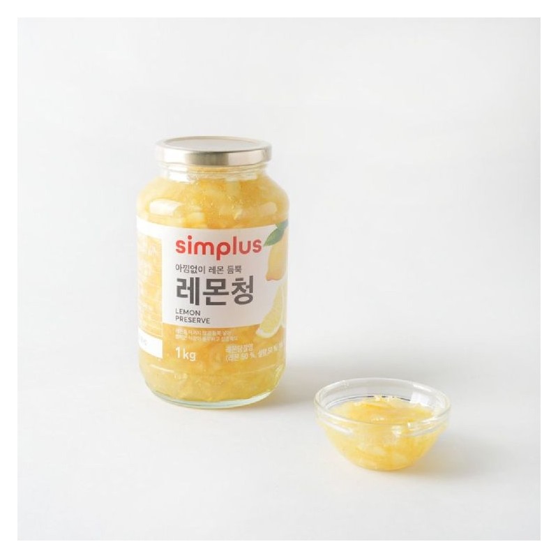 simplus 레몬청 1KG Simplus Lemon Syrup 1KG